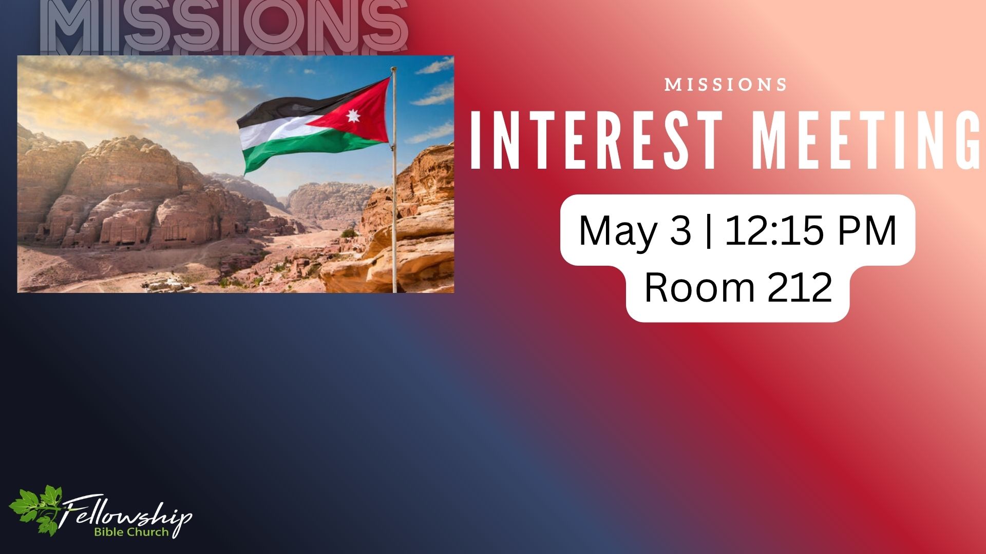 Jordan Interest Meeting
